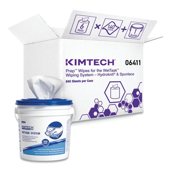 Kimtech Towels & Wipes, Roll, Unscented, White, 6 PK 0641103